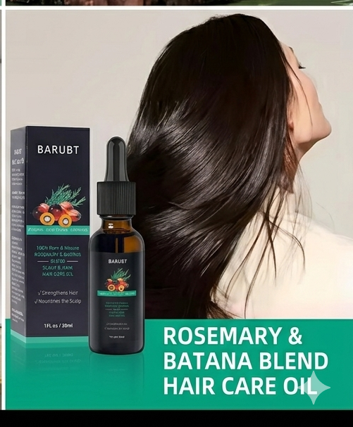 BARUBT 100% Pure & Natural Rosemary & Blend Hair Care Oil for Hair Strengthening & Growth