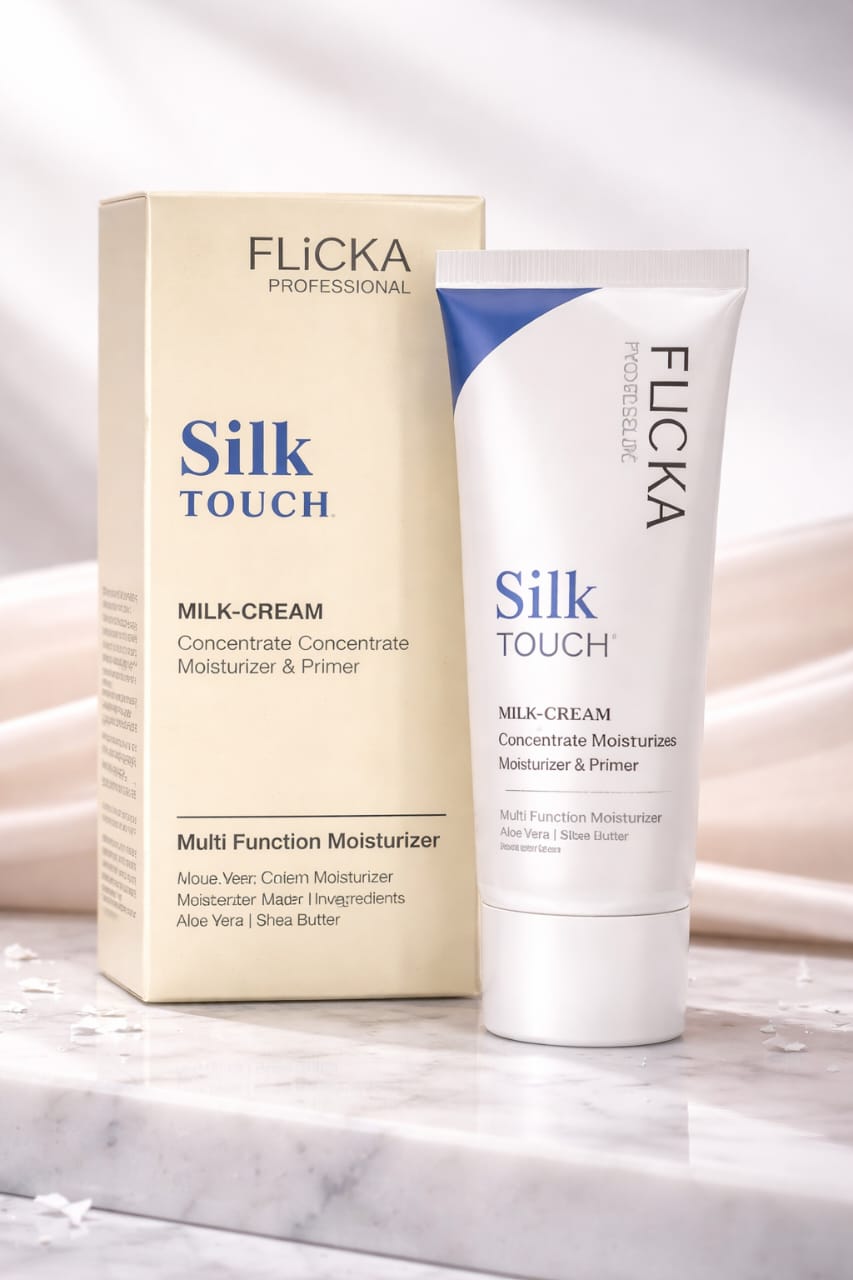 Flicka Professional Silk Touch Milk-Cream Moisturizer & Primer